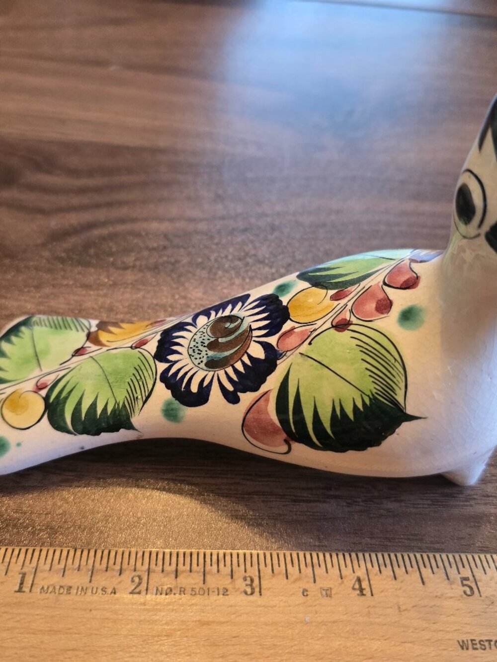 Tonala Vintage Signed Pottery Bird Folk Art